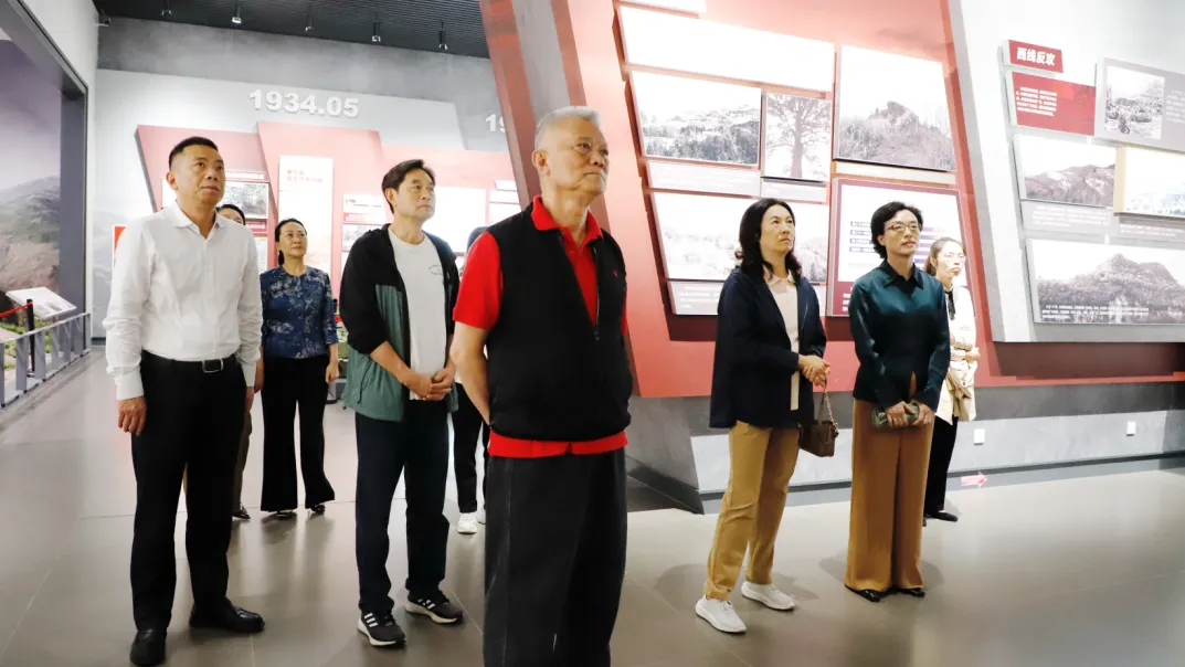 解洪一行到通川調研紅色文化保護與傳承利用情況